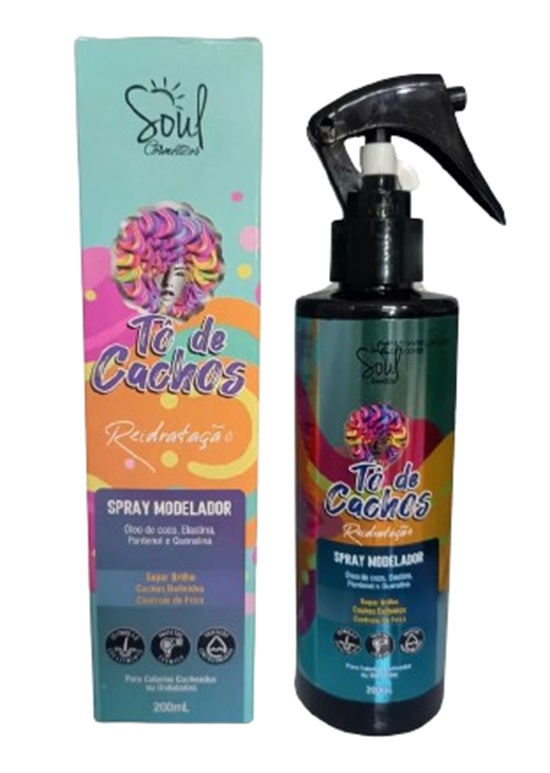 Tô De Cachos Spray Modelador Reidratação ...
