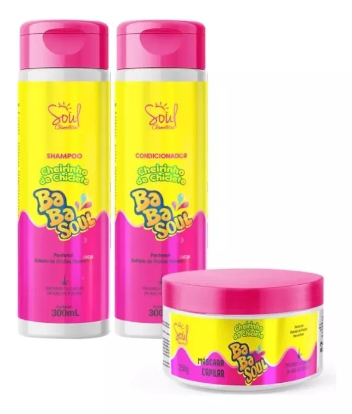 Kit Capilar Babasoul Cheirinho De Chiclet...