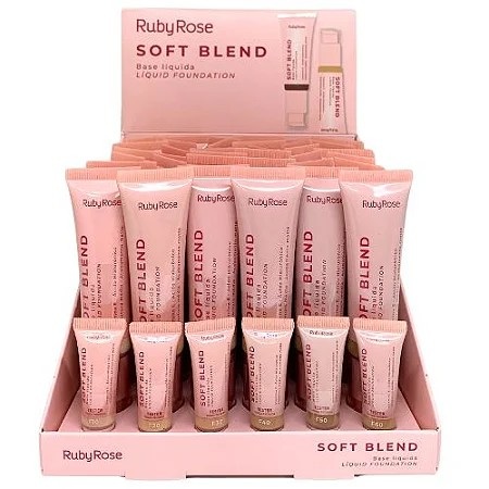 BASE LIQUIDA SOFT BLEND RUBY ROSE 30G DIS...