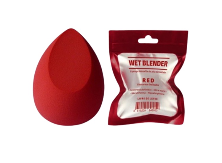 Esponja De Maquiagem Red 1Un - Wet Blender