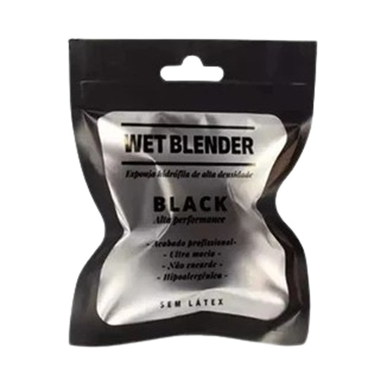 Esponja De Maquiagem Black 1Un - Wet Blender
