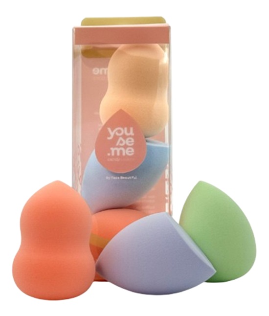 Kit 3 Esponjas Para Maquiagem Youse Me Fa...