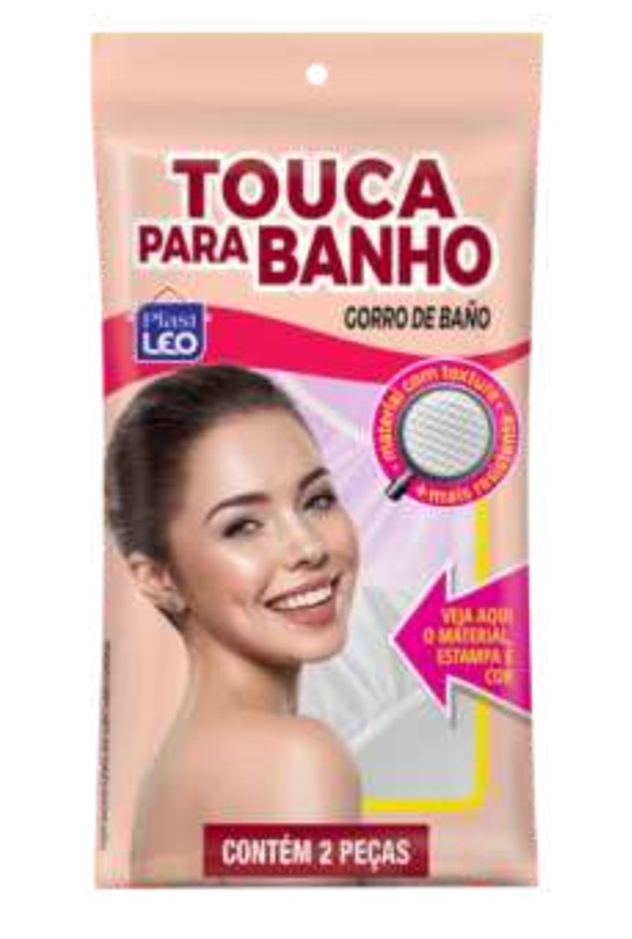 Touca De Banho Polietileno 2 Peças - Plas...