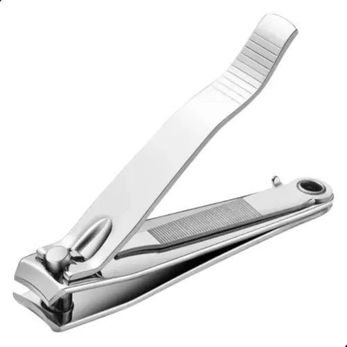 CORTADOR DE UNHA DE METAL 7,5X1,5 CM C/6PCS