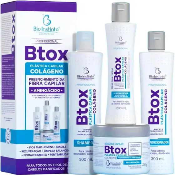 KIT CAPILAR BTOX PLASTICA CAPILAR COLAGEN...