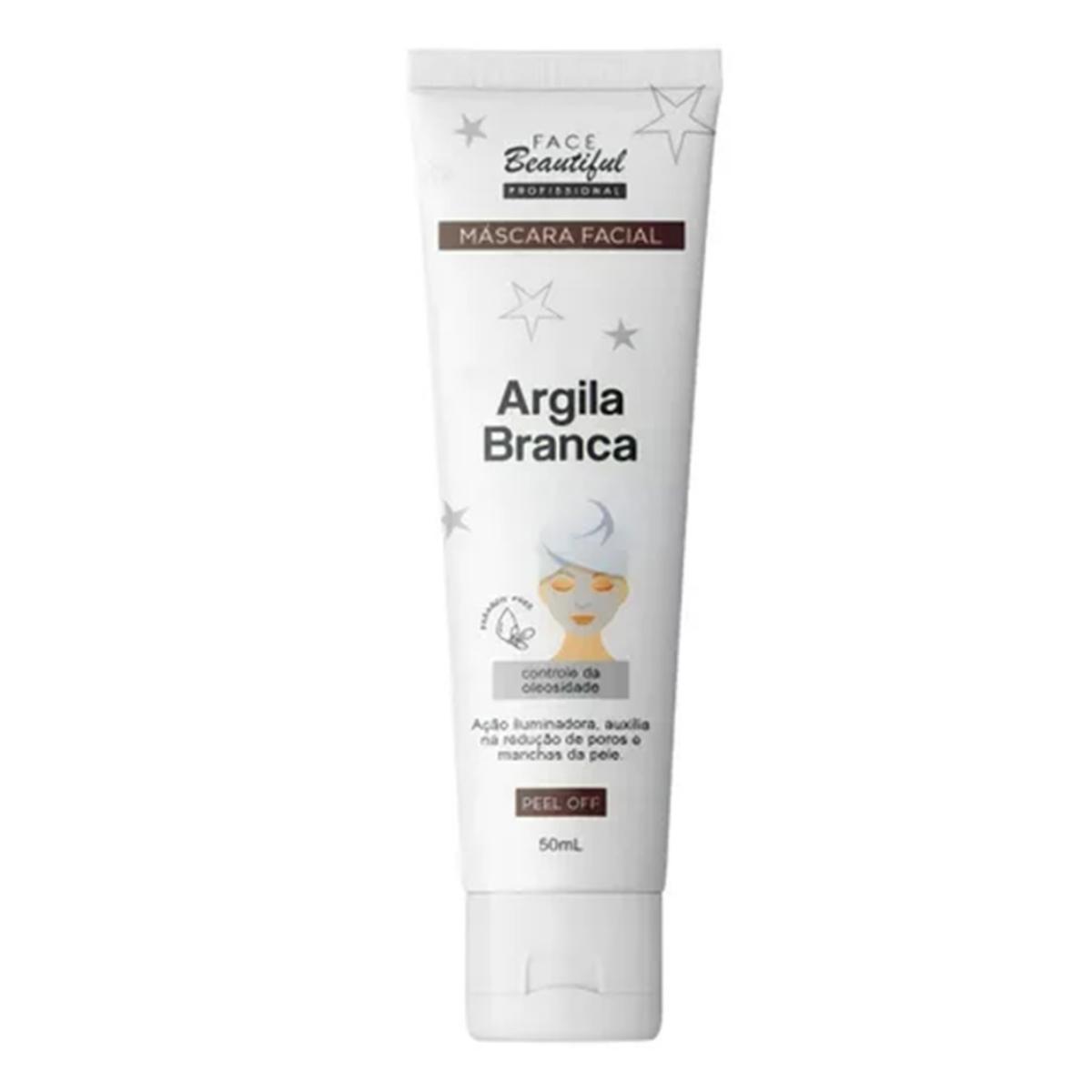 Máscara Facial Argila Branca 1Un – Face B...