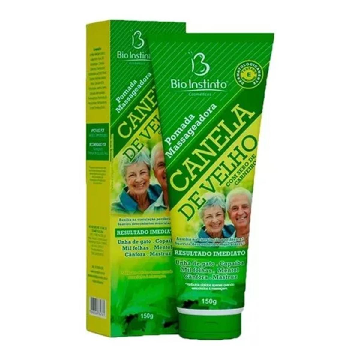 Pomada Massageadora Canela De Velho 150gr...