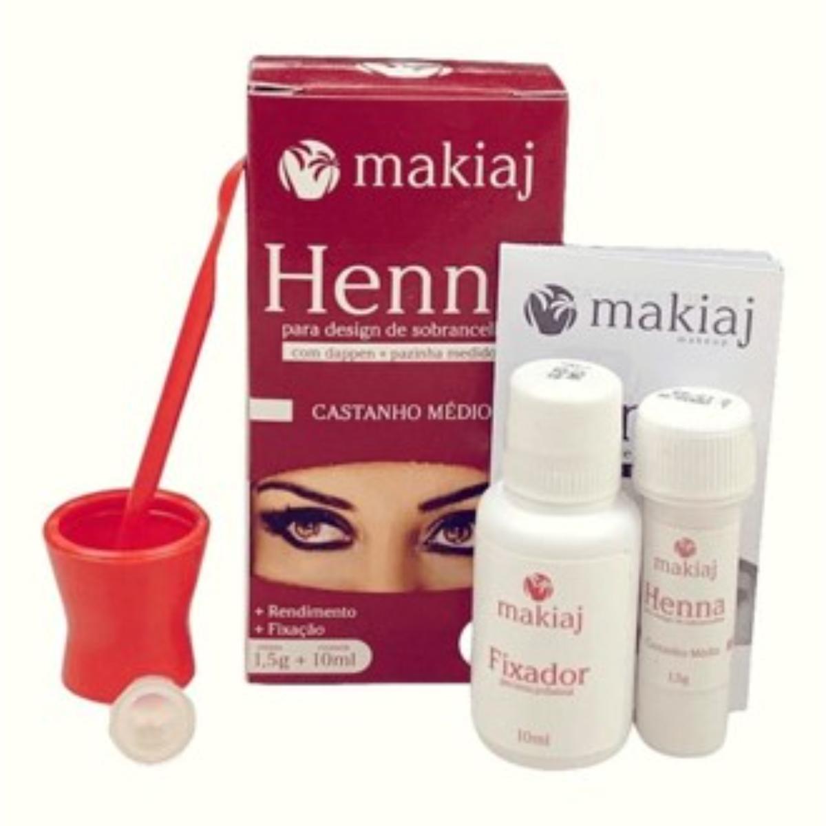HENNA PROFISSIONAL PARA DESIGN DE SOBRANC...