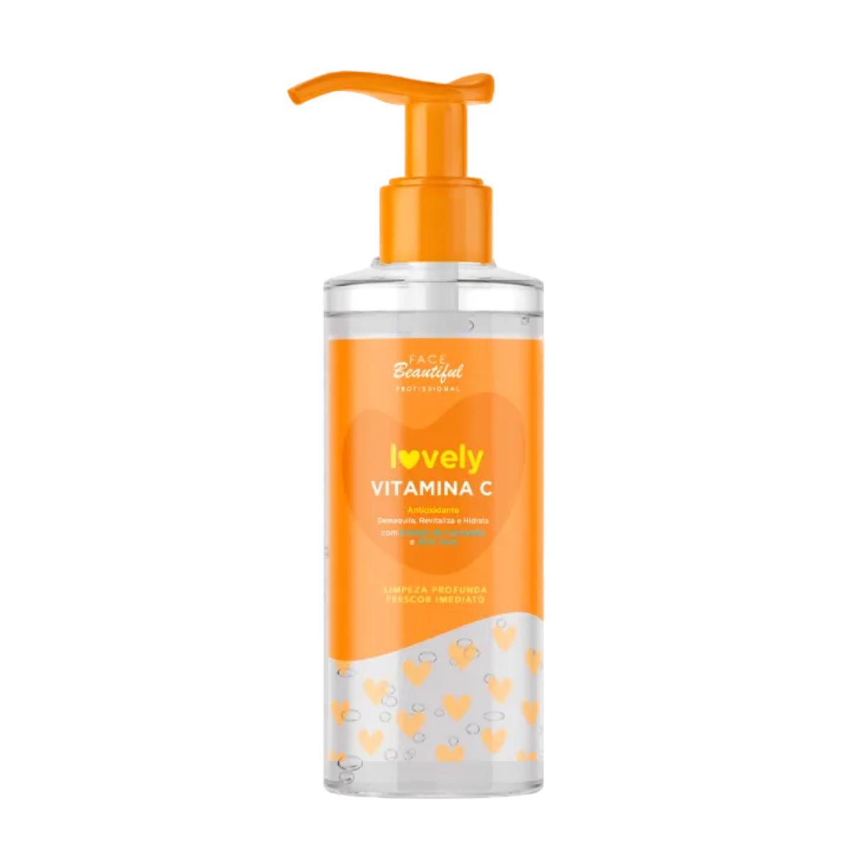 GEL DE LIMPEZA VITAMINA C LOVELY FACE BEA...