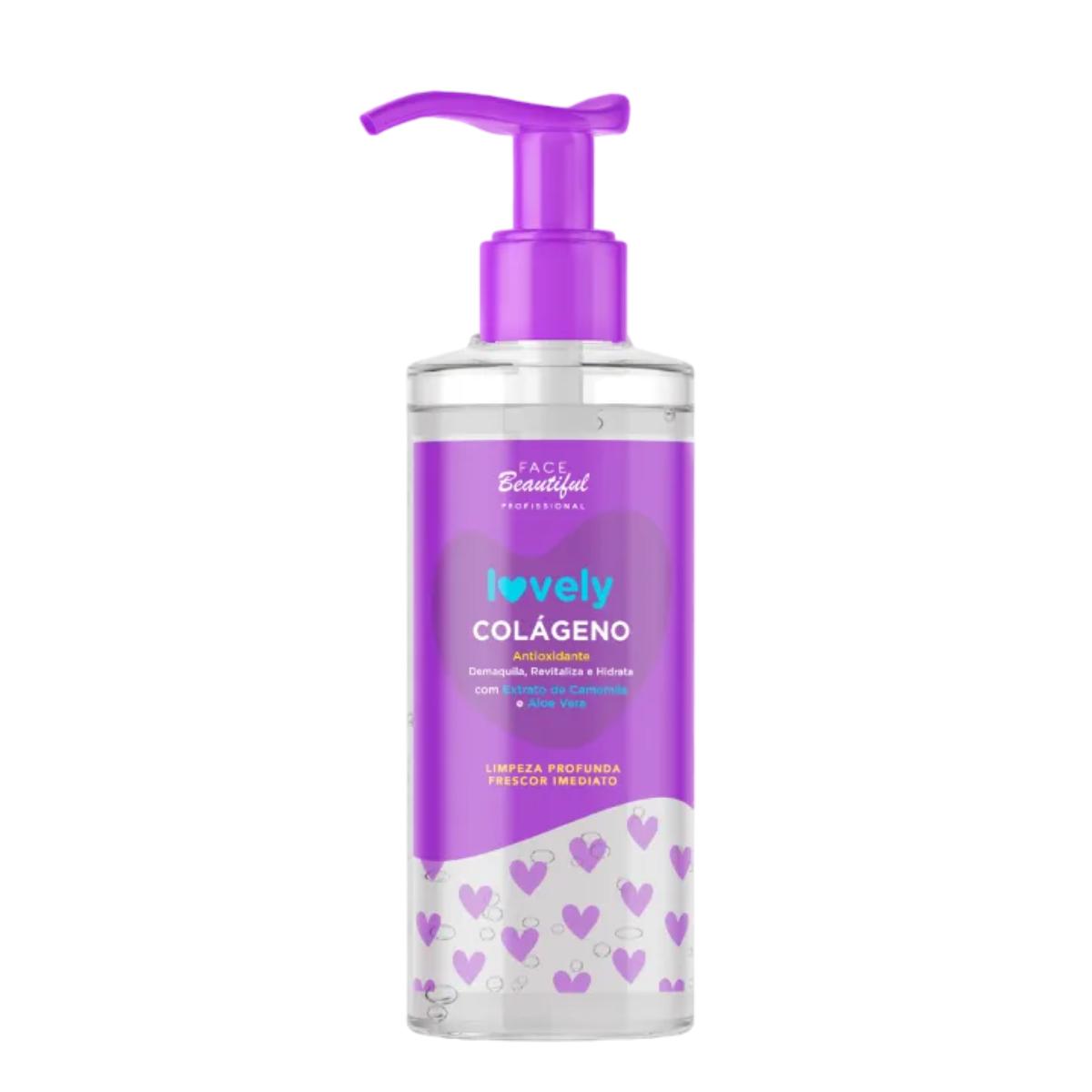 GEL DE LIMPEZA COLAGENO LOVELY FACE BEAUT...