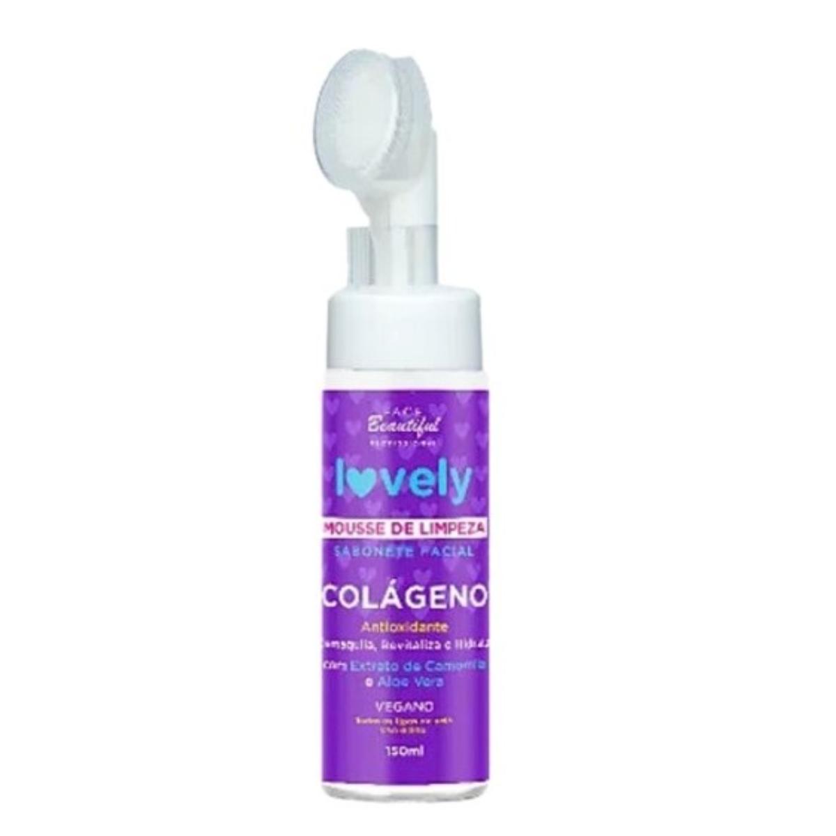 MOUSSE FACIAL COLAGENO 150ML LOVELY FACE ...