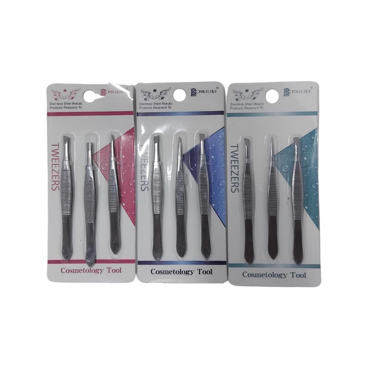 KIT PINCA PRATA POLILIKE C/3 UND 3902-007
