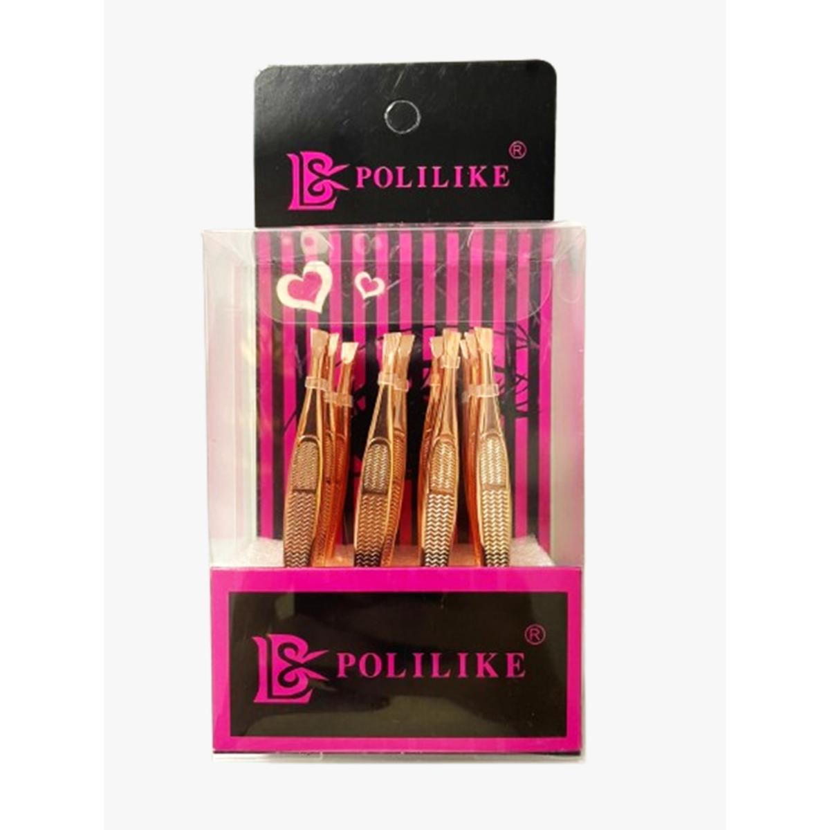 PINCA PARA SOBRANCELHA ROSE POLILIKE C/12...