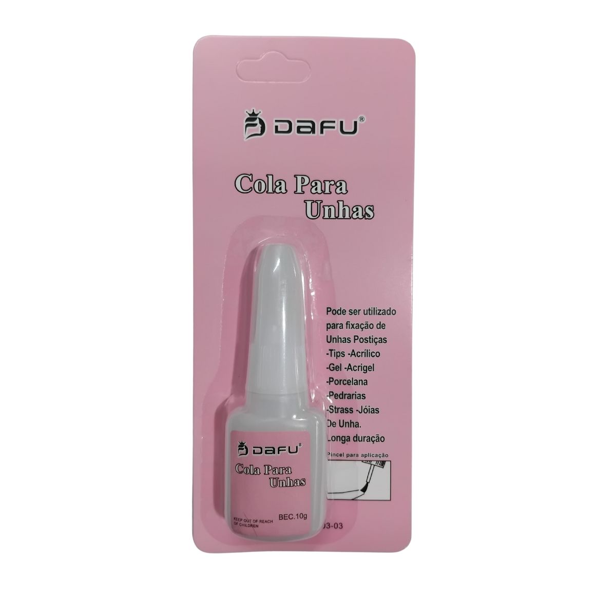 COLA PARA UNHAS POSTICAS DAFU