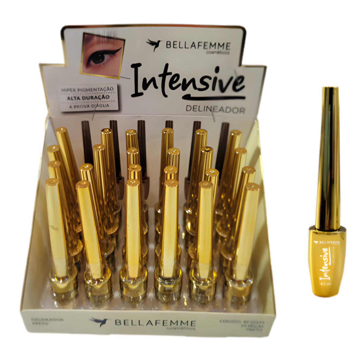 DELINEADOR PRETO INTENSIVE BELLAFEMME DIS...