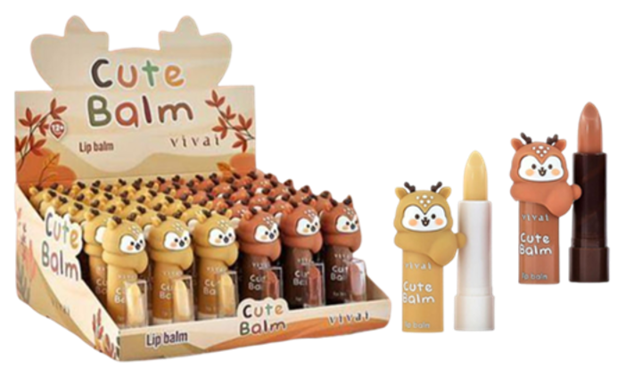 LIP BALM CUTE VIVAI 3164.1.1 DUSPLAY C/ 3...