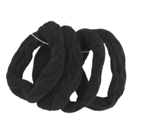 RABICO DE MEIA TORCIDO PRETO 4 UND