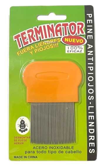 PENTE FINO COM DENTES EM ACO INOX TERMINA...