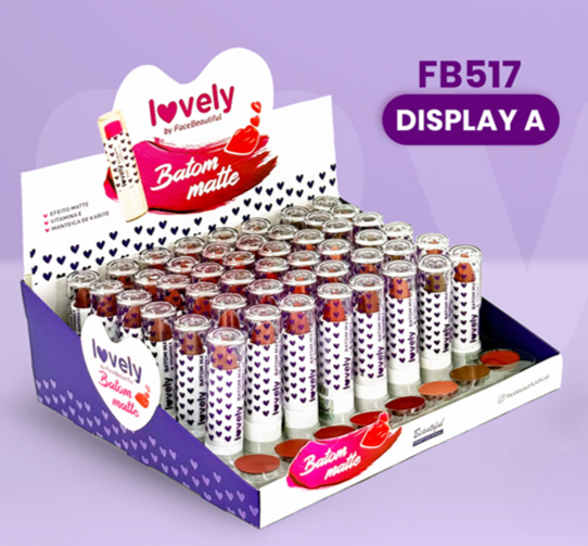 BATOM BALA MATTE LOVELY FACE BEAUTIFUL DI...