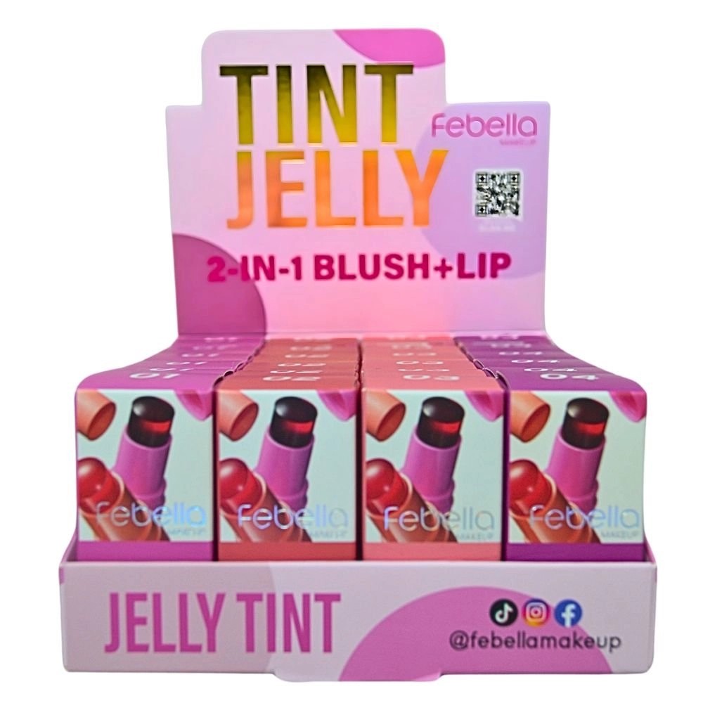 BLUSH JELLY TINT FEBELLA DISPLAY C/24 PCS...