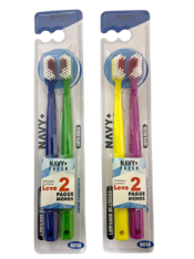 ESCOVA DE DENTE ADULTO SUPER MACIA NAVY F...