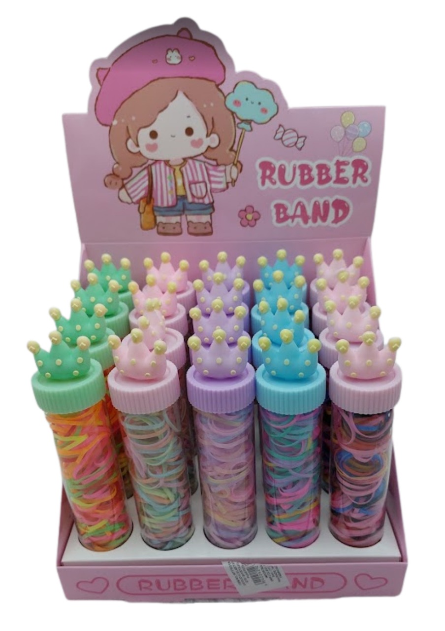ESTOJO ELASTICO DE CABELO KIDS POTE TAMPA...