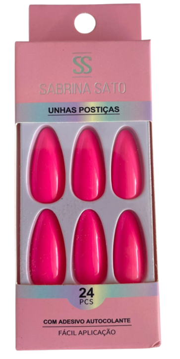 UNHAS POSTICAS AMENDOADA PLASTICO AUTOCOL...