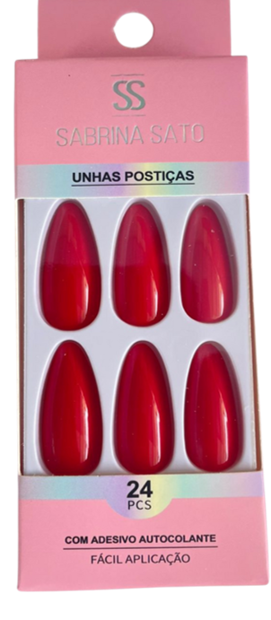 UNHAS POSTICAS AMENDOADA PLASTICO AUTOCOL...