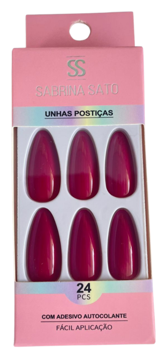 UNHAS POSTICAS AMENDOADA PLASTICO AUTOCOL...