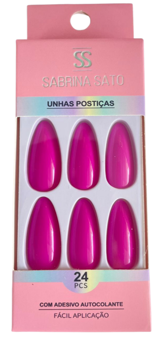 UNHAS POSTICAS AMENDOADA PLASTICO AUTOCOL...