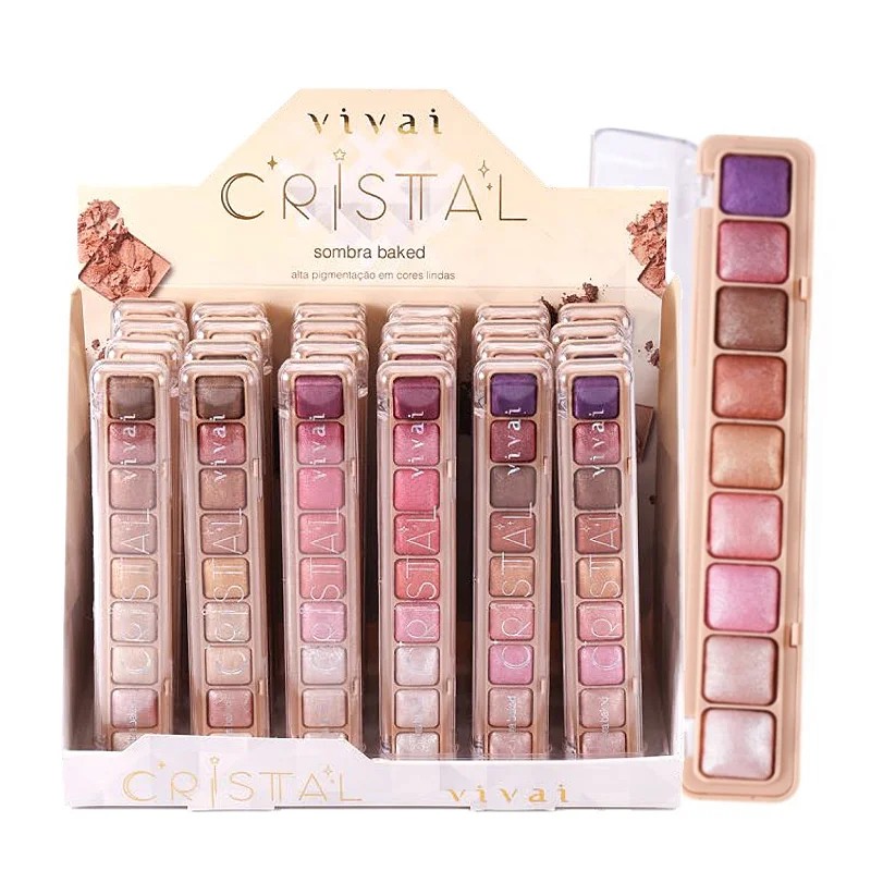 ESTOJO DE MAQUIAGEM SOMBRA BAKED CRISTAL ...