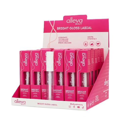 BRIGTH GLOSS BRILHO LABIAL COR CRYSTAL 5M...