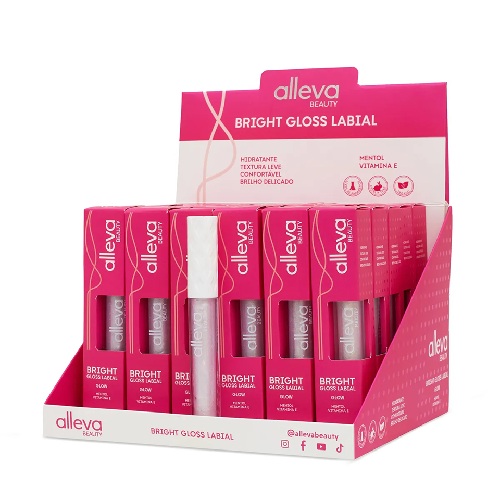 BRIGTH GLOSS BRILHO LABIAL COR GLOW 5ML A...