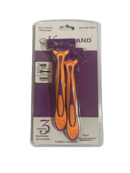 APARELHO DE BARBEAR 3 LAMINAS MAX BRAND F...