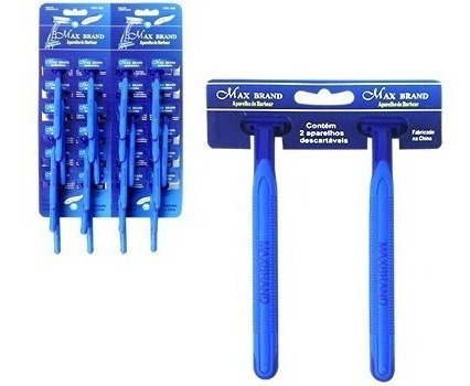 APARELHO DE BARBEAR 2 LAMINAS MAX BRAND M...