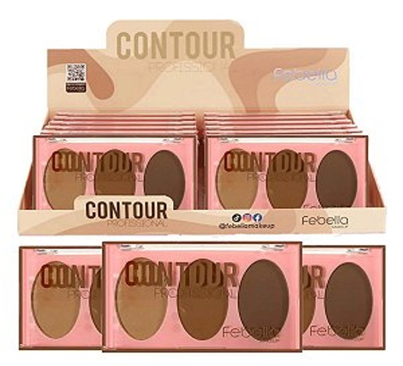 PALETA DE CONTORNO 3 TONALIDADES FEBELLA ...