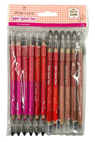 LAPIS LABIAL DUO HORA DO CHA COM APONTADO...