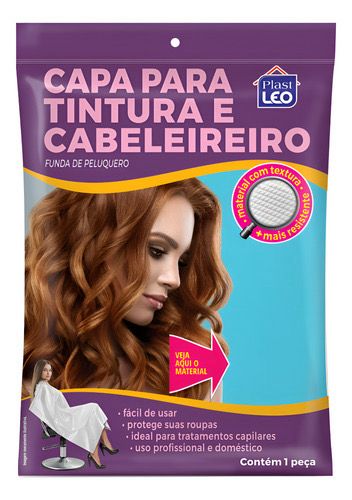 CAPA PARA CABELEIREIRO POLIETILENO PLAST LEO