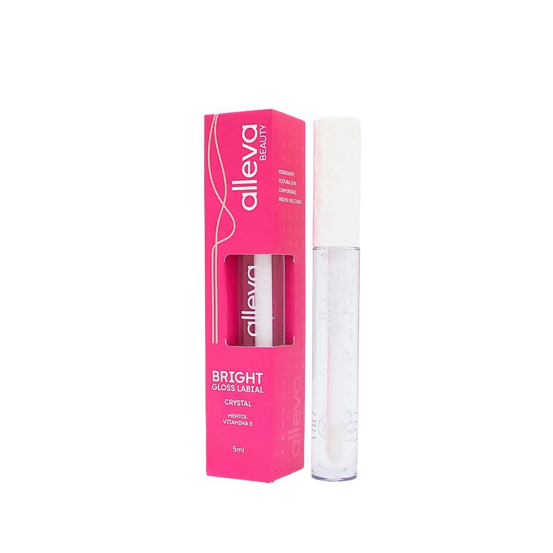 BRIGTH GLOSS BRILHO LABIAL COR CRYSTAL 5M...