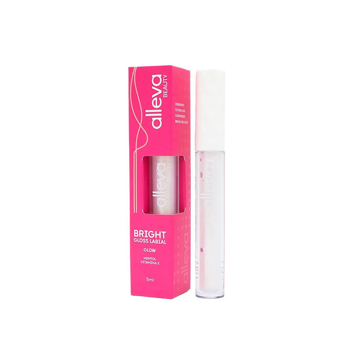 BRIGTH GLOSS BRILHO LABIAL COR GLOW 5ML A...