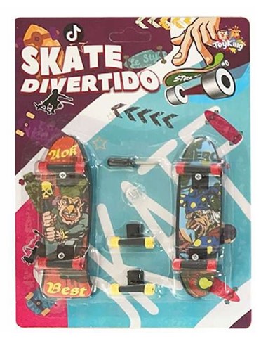 SKATE DE DEDO COM 2 PEAS TOY KING TK-AB6219