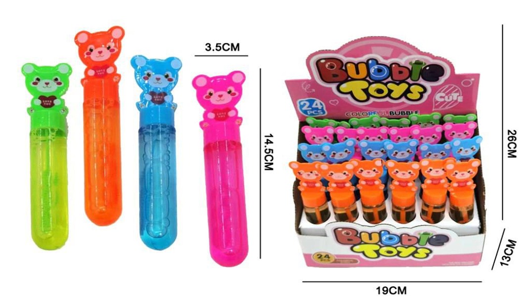 LANCA BOLHAS URSO BUBBLE TOYS MS-5997 MIK...