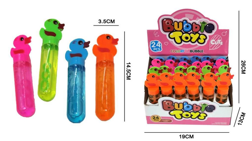 LANCA BOLHAS PATO BUBBLE TOYS MS-5999 MIK...