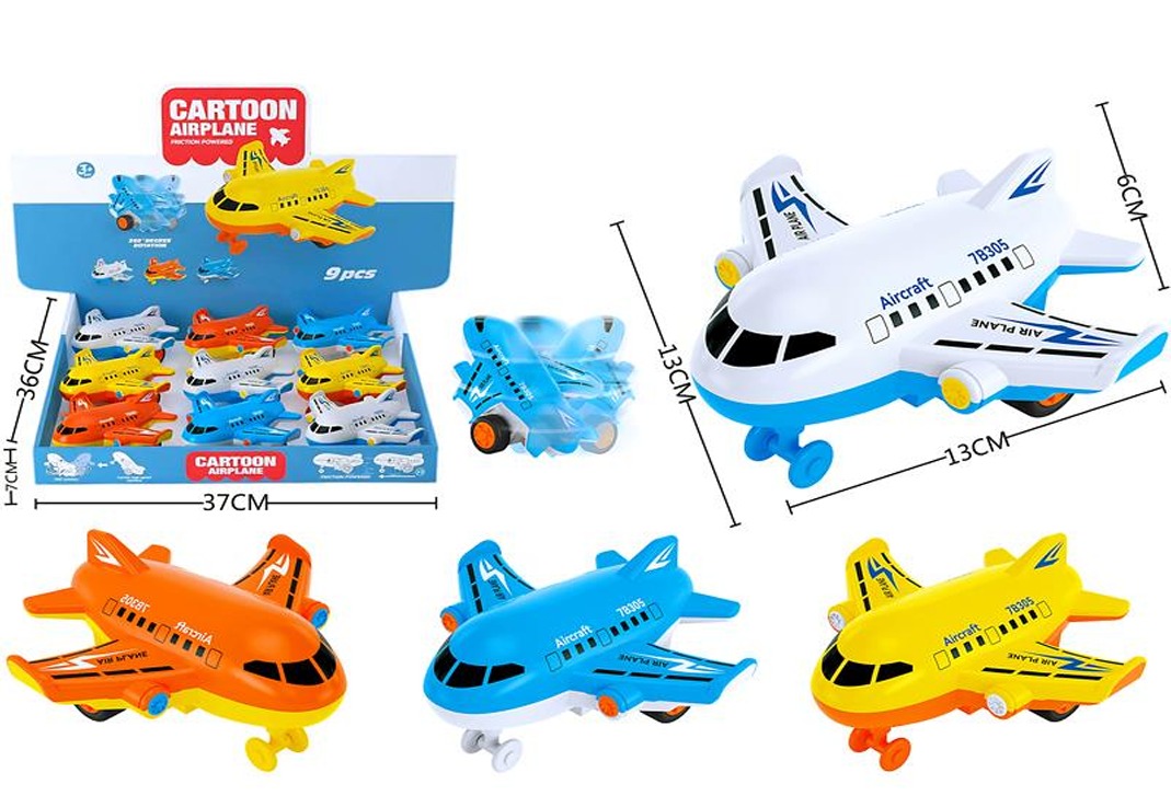 AVIAO FRICCAO 360 GRAUS CARTOON AIRPLANE ...