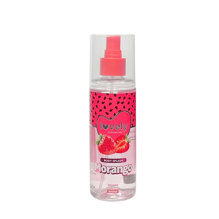 BODY SPLASH LOVELY MORANGO 200ML FACE BEA...