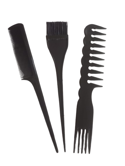 KIT PENTES COM PINCEL PLASTICO PEQUENO P/...