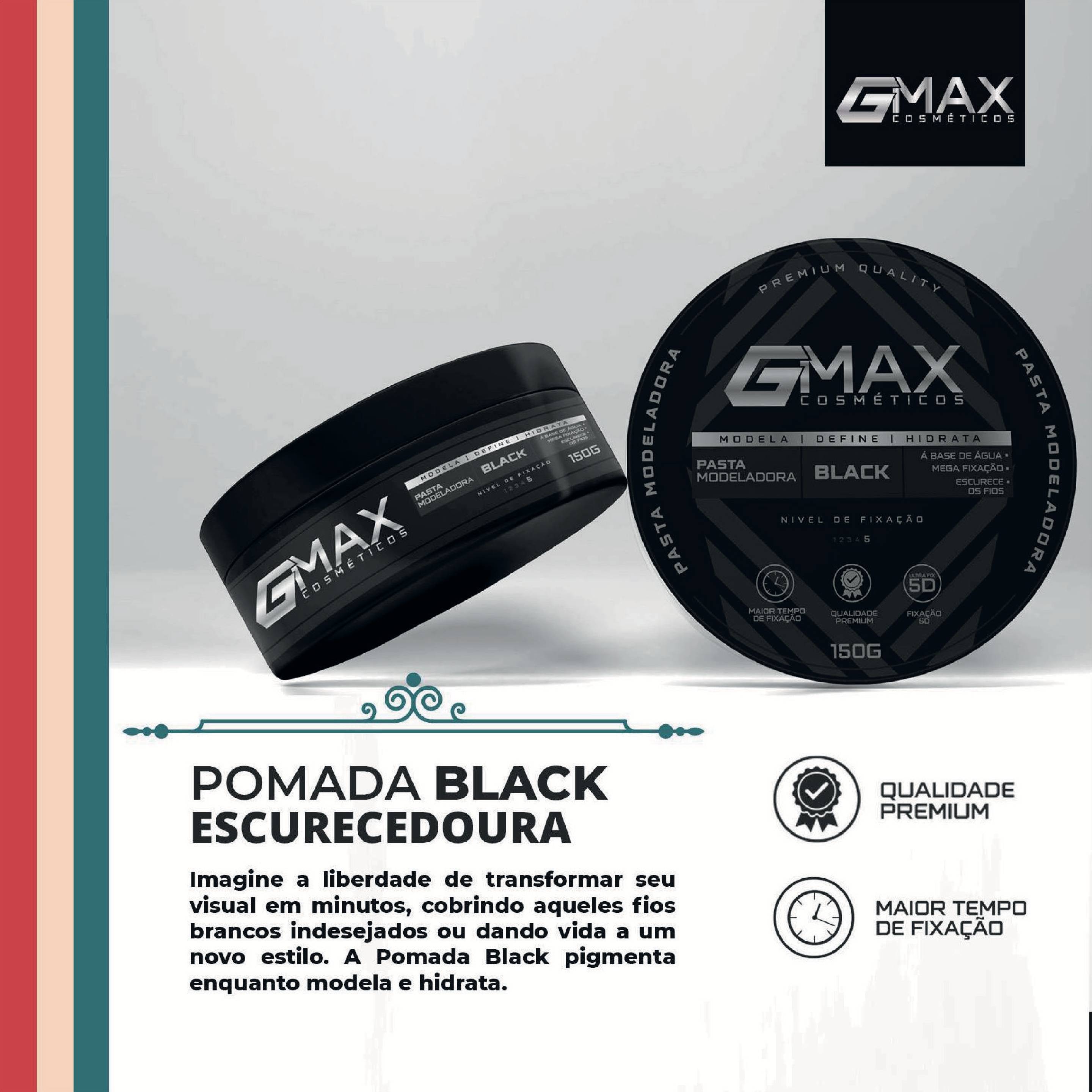 PASTA MODELADORA BLACK ESCURECEDORA GMAX ...