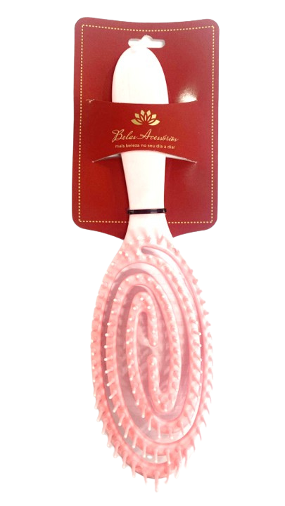 ESCOVA DE CABELO OVAL FLEX PCT C/ 10 PCS