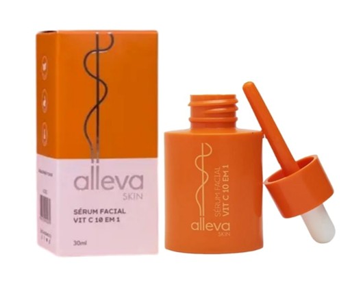 SERUM FACIAL  VITAMINA C 10 EM 1 ALLEVA 30ML