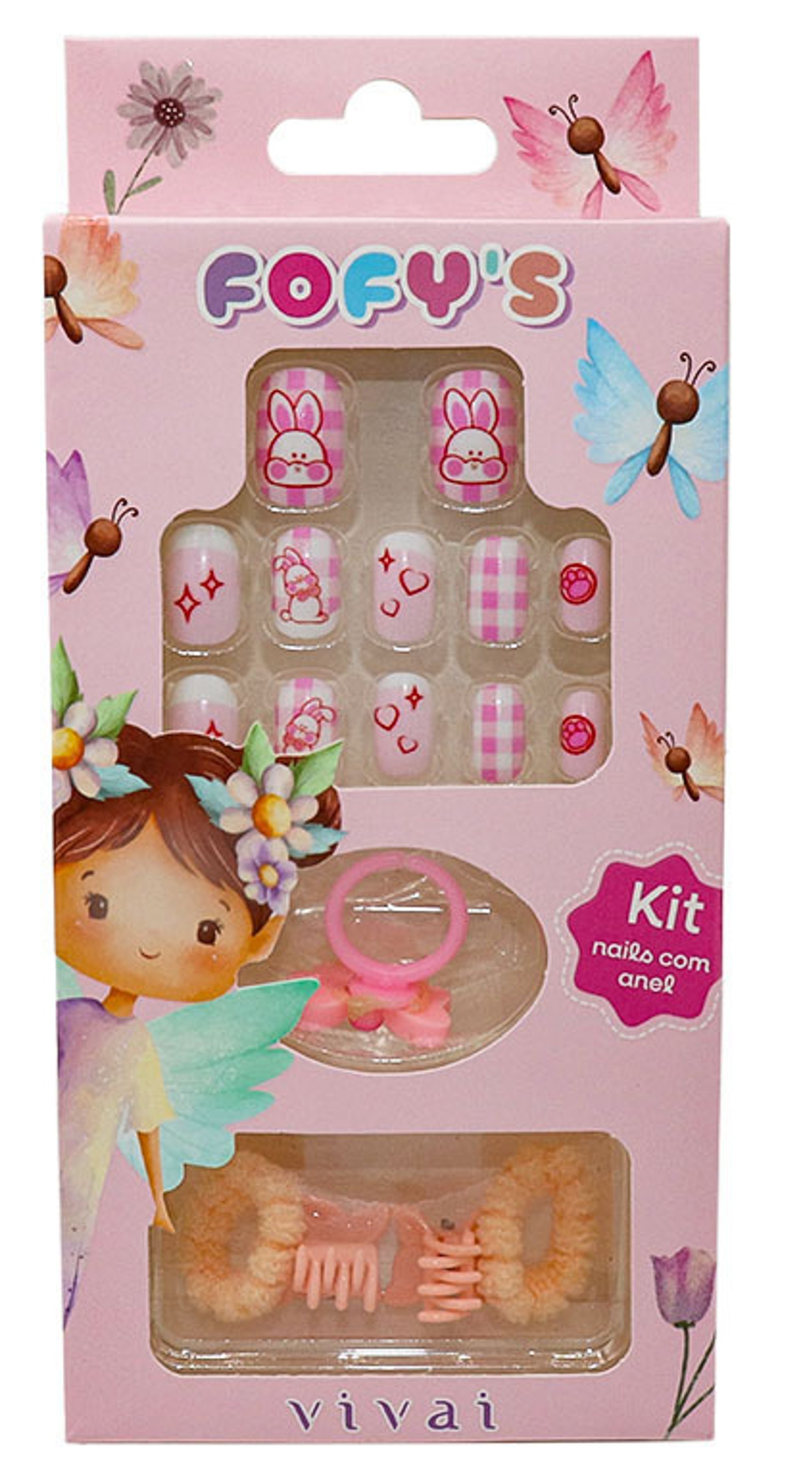 KIT NAILS UNHA INFANTIL E ACESSORIOS VIVA...
